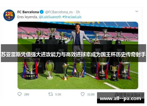 苏亚雷斯凭借强大进攻能力与高效进球率成为国王杯历史传奇射手