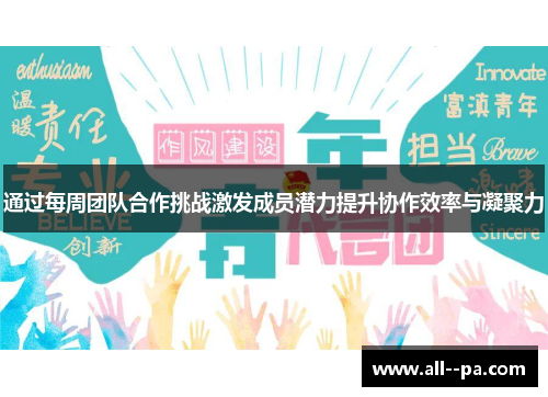 通过每周团队合作挑战激发成员潜力提升协作效率与凝聚力